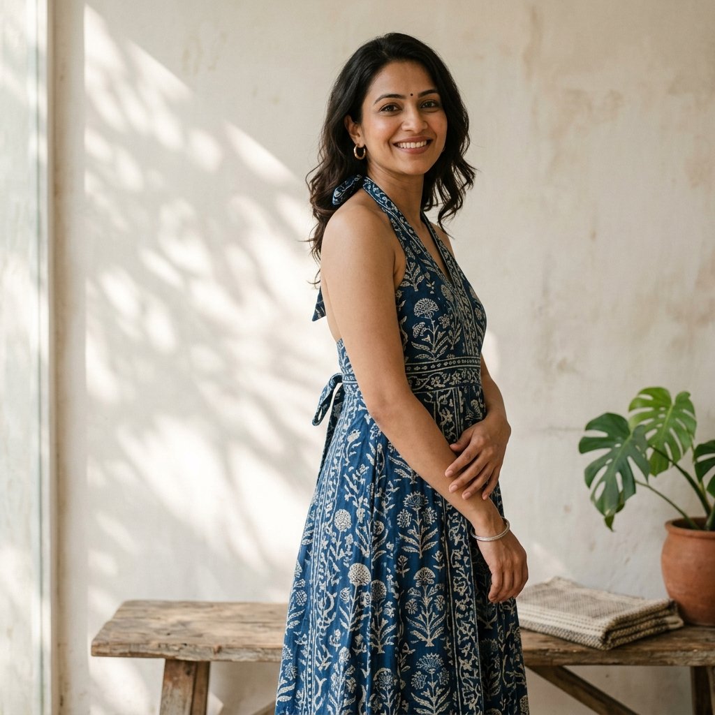 Customer Wearing Shrisaaz