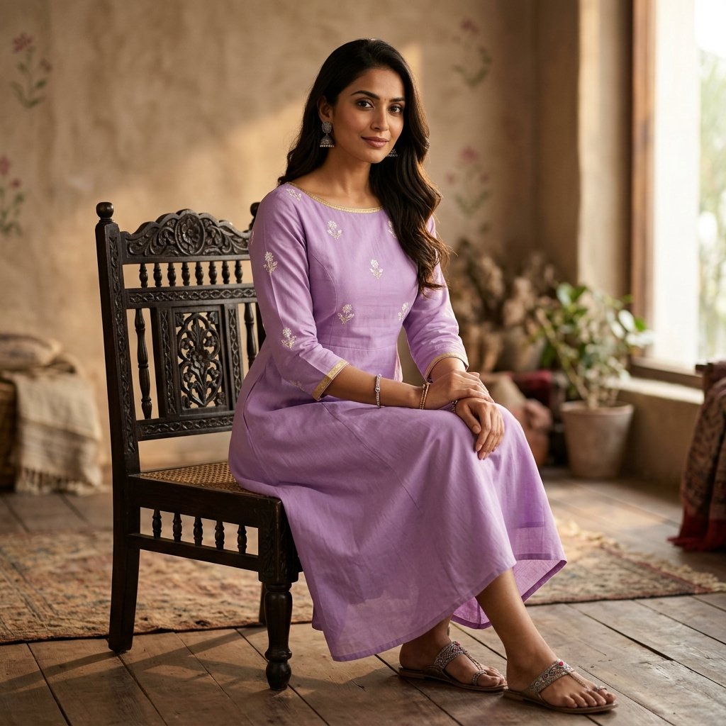 Customer Wearing Shrisaaz